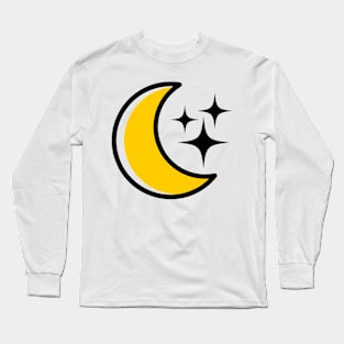 Moon Sparkle Long Sleeve T-Shirt